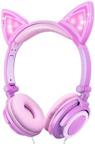 img 4 attached to Headphones Protection Foldable Headsets Children