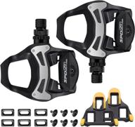 🚴 xewea road bike pedals cleats set: lightweight self-locking cleats for shimano spd clipless pedals logo