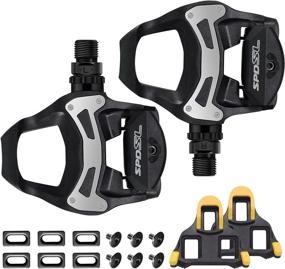 img 4 attached to 🚴 XEWEA Road Bike Pedals Cleats Set: Lightweight Self-Locking Cleats for Shimano SPD Clipless Pedals