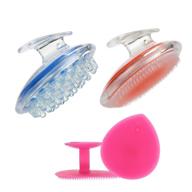 💆 revitalize and pamper your skin: exfoliating brush, face exfoliator, body & scalp massager logo