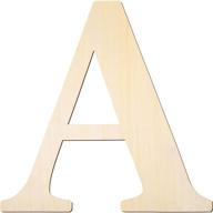 unfinished wooden letters decoration painting logo