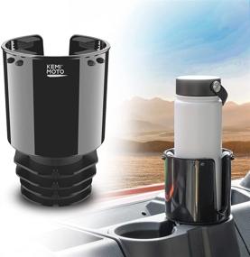 img 4 attached to 🚗 Expandable Car Cup Holder Adapter for Hydro Flasks, Yeti, Nalgene - Fits Universal Vehicles, RVs, UTVs, Golf Carts