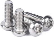 m6x16mm stainless button security screws（20pcs） logo