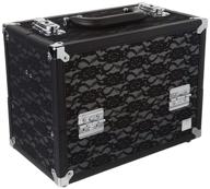 🎒 caboodles make me over train case, black lace, cosmetic storage & organizer, 3.5 lb logo