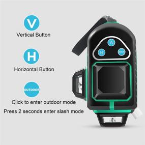 img 1 attached to 📐 Green Laser Level Degree Indoor: Perfect Precision for Indoor Projects