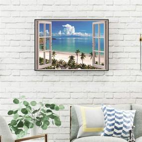 img 2 attached to Premium Diamond Painting Kit for Adults - Large 16x24 Inch Square Drill Mosaic Craft with Cross Stitch Patterns, Rhinestones and Beach Designs - Stunning Home Wall Art Décor - 40x60cm