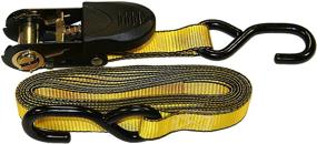 img 3 attached to 🔒 Everest Premium Ratchet Tie Down: 4 Pack – Heavy Duty – 10 Feet – 300 lbs Working Load – 900 lbs Break Strength – Ideal for Moving Appliances, Lawn Equipment, Motorcycles