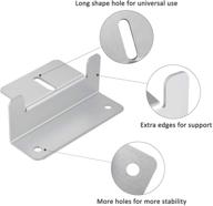 🌞 aoohooa solar panel mounting z brackets kit - ideal for rv camper, boat, wall & off gird roof installation (4 sets) logo