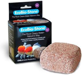img 1 attached to EcoBio-Block Stone: Natural Water Clarifier & Odor Remover for Aquariums (Medium) - Treats 15-40 Gallons Efficiently