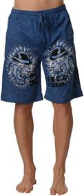 img 2 attached to 🦅 Ed Hardy Eagle Lounge Shorts: Elevate your relaxed style with iconic designs