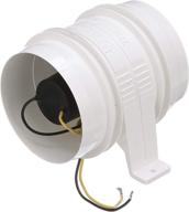 💨 attwood 1749-4 turbo 4000 series ii in-line blower: powerful 12-volt water resistant vent hose solution! логотип