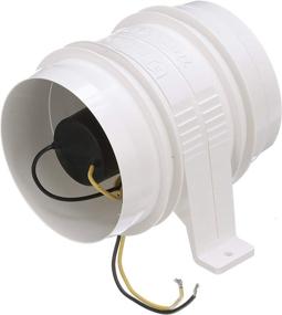 img 4 attached to 💨 Attwood 1749-4 Turbo 4000 Series II In-Line Blower: Powerful 12-Volt Water Resistant Vent Hose Solution!