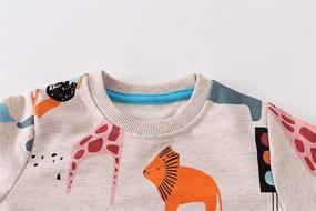 img 2 attached to Sweatshirts Crewneck Pullover Toddler Cars 8065