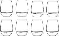 riedel o stemless cabernet/merlot wine glass set - pack of 8 for a perfect pour логотип