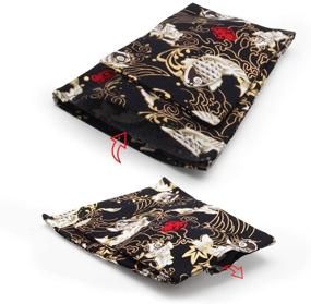 img 2 attached to WENJTP Car Shift Boot Cover: Authentic JDM Koi Fish Element for Manual/Auto Shifter