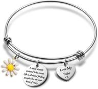 🌼 tribe gift daisy jewelry: perfect symbol of friendship and love celebrate bride tribe's bond (love my tribe br) logo