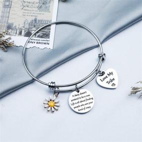 img 3 attached to 🌼 Tribe Gift Daisy Jewelry: Perfect Symbol of Friendship and Love Celebrate Bride Tribe's Bond (Love My Tribe BR)