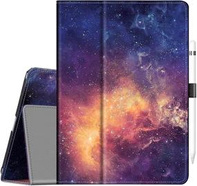 img 4 attached to 📱 Fintie Premium Vegan Leather Folio Case for iPad Pro 9.7 - Slim Fit Standing Smart Cover with Auto Sleep/Wake - Galaxy