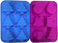 silicone christmas soap molds diy logo