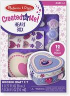 🎨 personalized wooden heart craft kit by melissa & doug logo