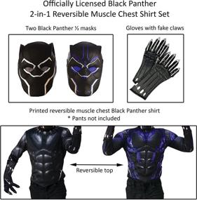 img 1 attached to 🐾 Marvel Panther Reversible Muscle Medium: Unleash Your Inner Hero!