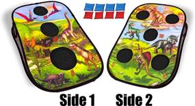 img 2 attached to ImpiriLux Dinosaur Foldable Outdoor Cornhole: A Fun and Portable Game for All Ages!