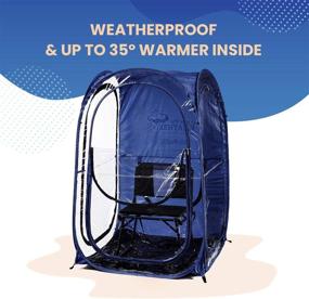 img 2 attached to Enhanced Weather Shield: MyPodXL Pop-Up Pod, Optimal Protection from Cold, Wind, and Rain