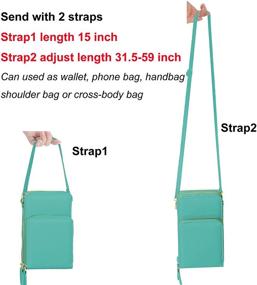 img 1 attached to Valleycomfy Crossbody Screen Lightweight Handbag: Stylish Women's Handbags & Wallets with Added Convenience