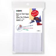 👚 leonis white polyester iron-on hem clothing tape - 1" x 5.5yd (25mm x 5m) - product code: 78021 logo