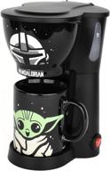 ☕️ the mandalorian baby yoda joe single cup coffee maker with mug logo