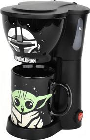 img 4 attached to ☕️ The Mandalorian Baby Yoda Joe Single Cup Coffee Maker with Mug