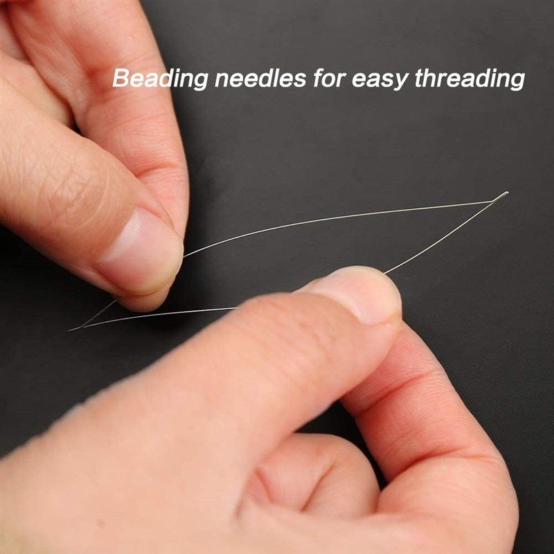 25pcs Beading Needles Set, Open/Long Straight Beading Needles for Jewelry  Making