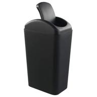 🗑️ hespapa 14l gray swing lid slim trash can – perfect for narrow spaces – garbage bin logo