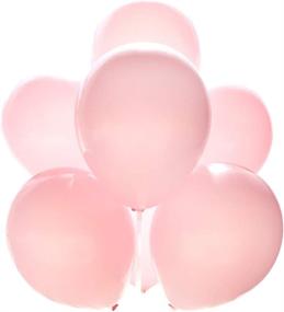 img 4 attached to 🎈 Party Balloon: 10 Inch Baby Pink Latex Balloon Decoration Pack - 100 Pieces (Baby Pink)