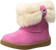 👟 милые и уютные ботинки ugg ramona fashion chestnut для мальчиков-младенцев логотип