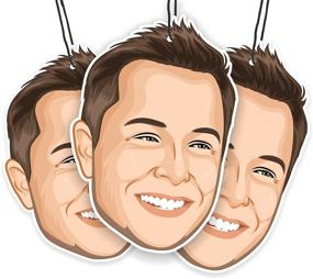 img 4 attached to 🚀 3-Pack of Elon Musk Air Fresheners