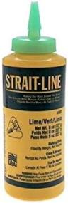 img 2 attached to 🟢 IRWIN Tools STRAIT-LINE 64907 High-Vis Green Marking Chalk, 8 oz.