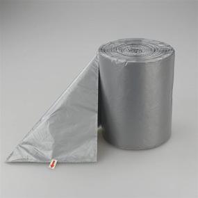 img 1 attached to 🗑️ Anbers Grey Trash Can Liners - 140 Counts, 1.2 Gallon Size