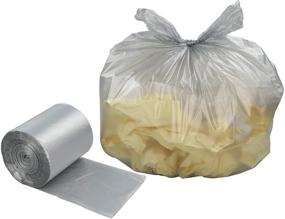 img 3 attached to 🗑️ Anbers Grey Trash Can Liners - 140 Counts, 1.2 Gallon Size