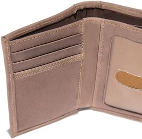 img 1 attached to 💼 Carhartt Leather Trifold Wallet: A Stylish and Functional Men's Accessory for Wallets, Card Cases & Money Organizers