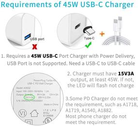 img 1 attached to Плетеный кабель для зарядки USB-C для устройств Microsoft Surface Pro7 Go2 Pro6 5/4/3 Laptop1/2/3 & Surface Book, совместим с зарядным устройством 45W 15V3A USBC Charger (разъем "Female", 0.2M)