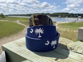 img 2 attached to 🌴 Carolina Needlepoint Belt - Palmetto State