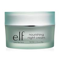 💤 e.l.f. nourishing night cream, hydrating lightweight formula, non-greasy, 1.76 oz (50g) logo