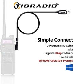 img 2 attached to 📻 TIDRADIO GM-5R GMRS Radio 2 Pack - Repeater Capable, 3800mAh Battery, Dual Band Scanning, NOAA Weather & Alarm