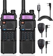 📻 tidradio gm-5r gmrs radio 2 pack - repeater capable, 3800mah battery, dual band scanning, noaa weather & alarm logo