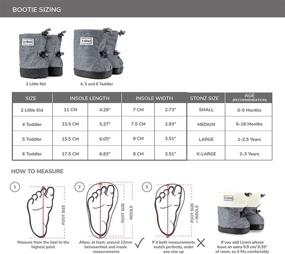 img 1 attached to 👶 Stonz Winter Baby Booties - Stay Cozy and Secure: All Season Snow Boots for Baby Boys and Girls (0-3 Years)