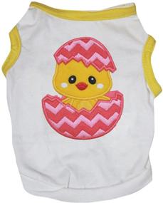 img 2 attached to 🐥 Adorable Petitebella Chick Egg Puppy Dog Shirt - Stylish and Comfortable Pet Attire