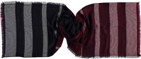 img 1 attached to Sequin Finish Women's Fashion Scarf: Soft Fabric, Frayed Edges & Lightweight Long Shawl Ideal for All Seasons