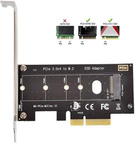 img 4 attached to 💾 Адаптер-карта PCIe 3.0 x4 M.2 NVME SSD - Поддерживает твердотельные накопители 2280, 2260, 2242, 2230