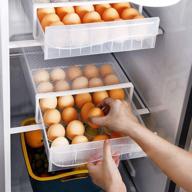 30-grid single layer egg holder for refrigerator - bpa free storage container for fridge, household organizer box for kitchen & farm - newforce логотип